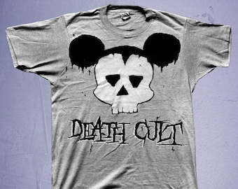 Death Cult T-shirt Goth postpunk darkwave Woman Man Tank Sweater Taddler youth Long V-Neck