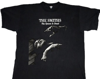 Camiseta de tirantes para mujer y hombre de The Smiths "The Queen is Dead" Sudadera con cuello en V larga para jóvenes Taddler