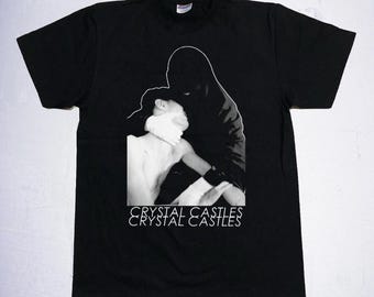 Camiseta Crystal Castels Mujer Hombre Tank Sweater Taddler juvenil Cuello en V largo