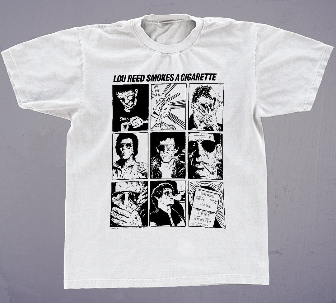 Lou Reed T-shirt Velvet Underground Retro Vintage 60s Woman Man Tank ...