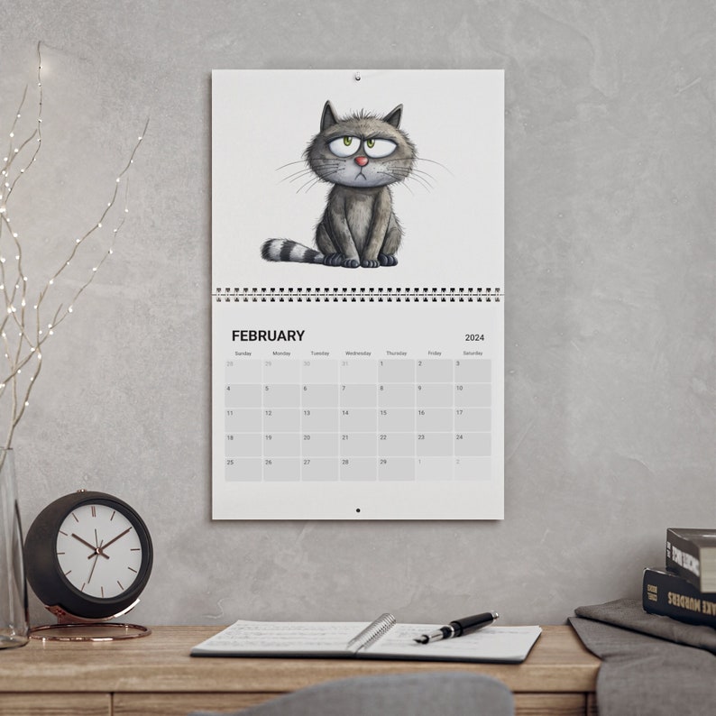 Pissed off Cat Calendar, Scaredy Cat Calendar, Pissed off Cats, Cats
