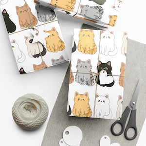 Adorable Cats Gift Wrapping Paper image 4