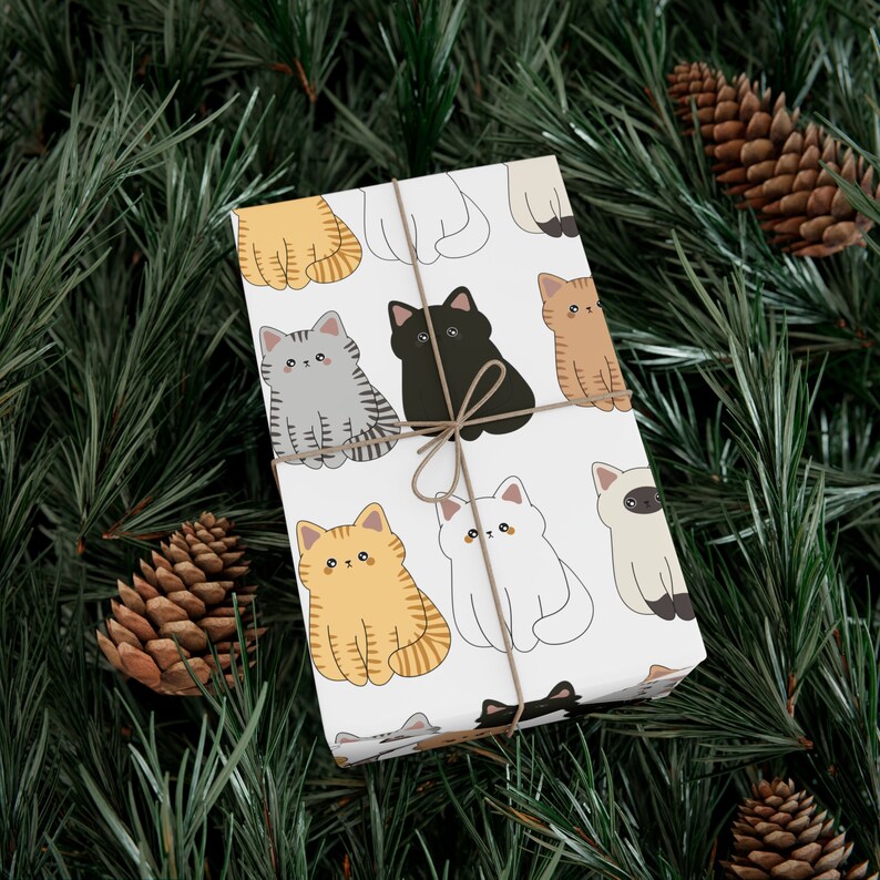 Adorable Cats Gift Wrapping Paper image 9