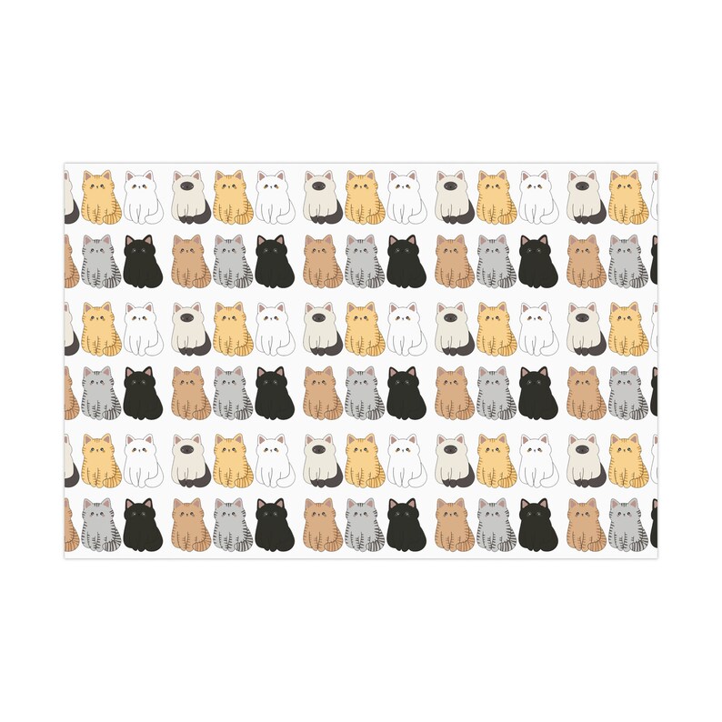 Adorable Cats Gift Wrapping Paper image 7