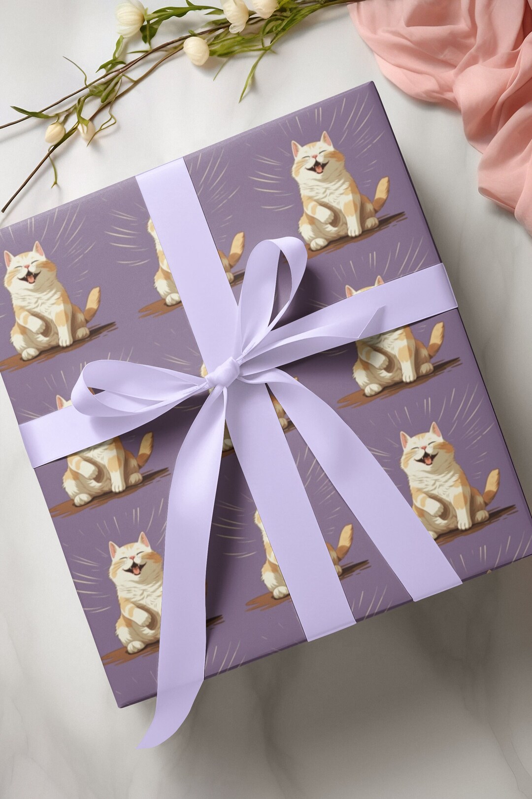 Adorable Gift Wrap With Cute Cats for Birthdays and Special Occasions ...