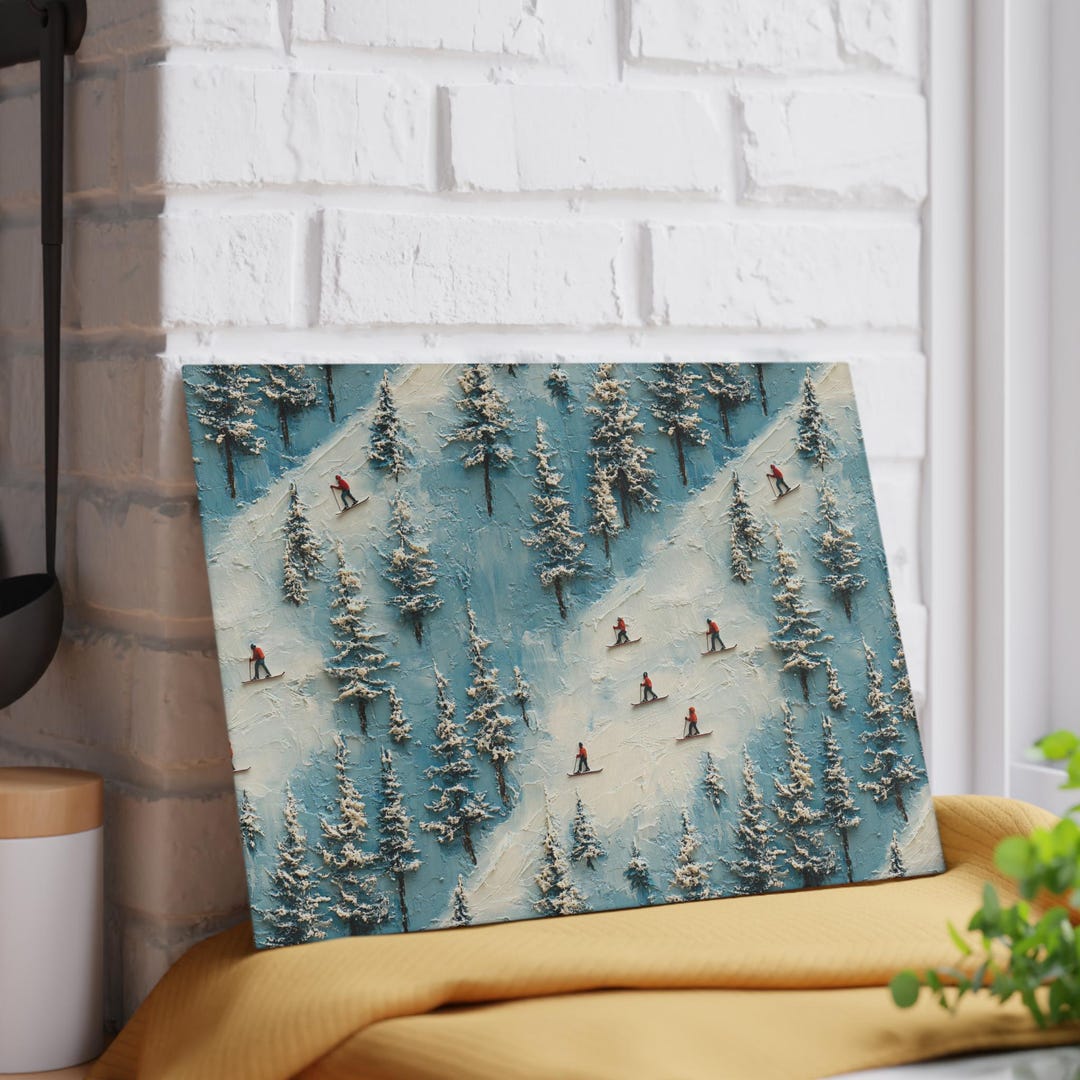 Toss Designs - Cutting Board - Ski Drink