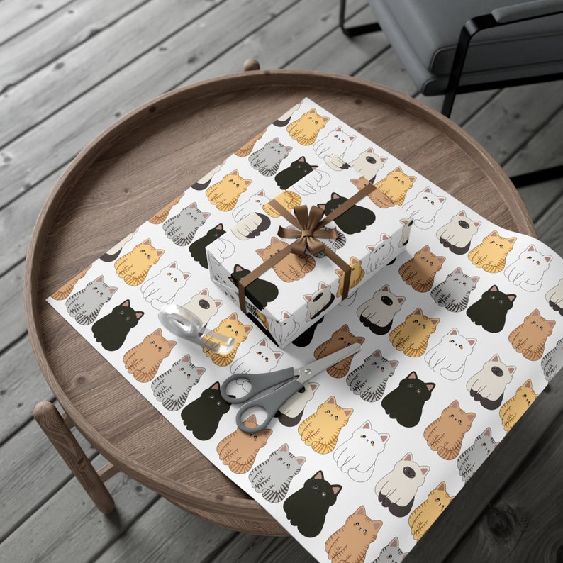 Adorable Cats Gift Wrapping Paper image 8