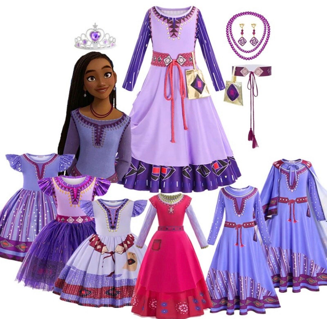 Custome Kids Wish Movie Wish Party Theme Disney Asha - Etsy