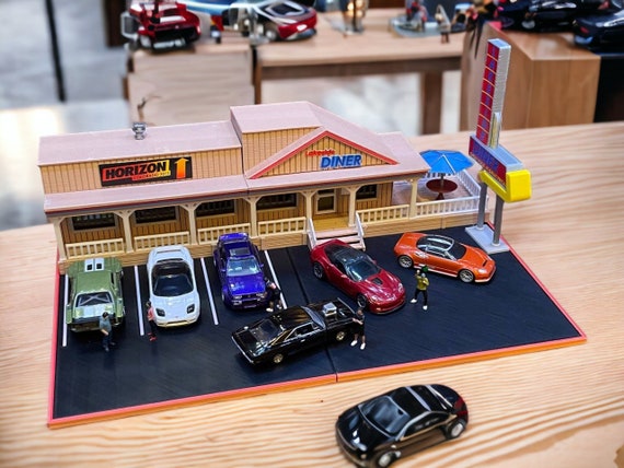 1/64 Model Car Diorama: Forza Horizon Intro Diner, 3D Printed - Etsy