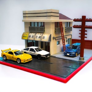 1/64 Model Cars Diorama Model Diecast - the Initiald 頭文字