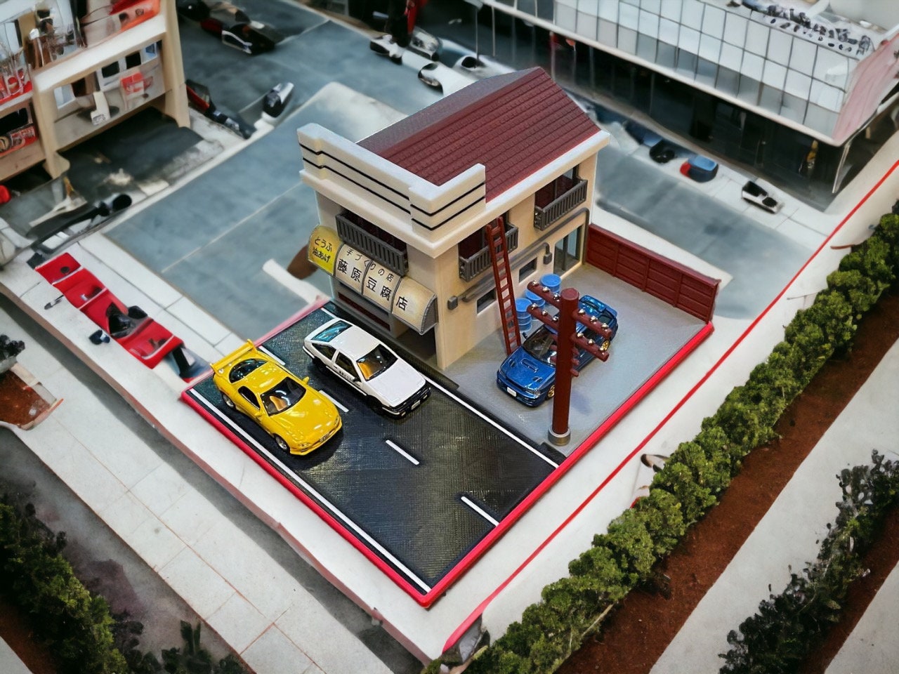 1/64 Model Cars Diorama Model Diecast - the Initiald 頭文字