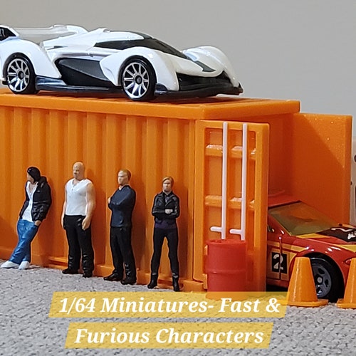 Hand Painted 1/64 Scale Miniature: Fast & Furious Characters - Etsy