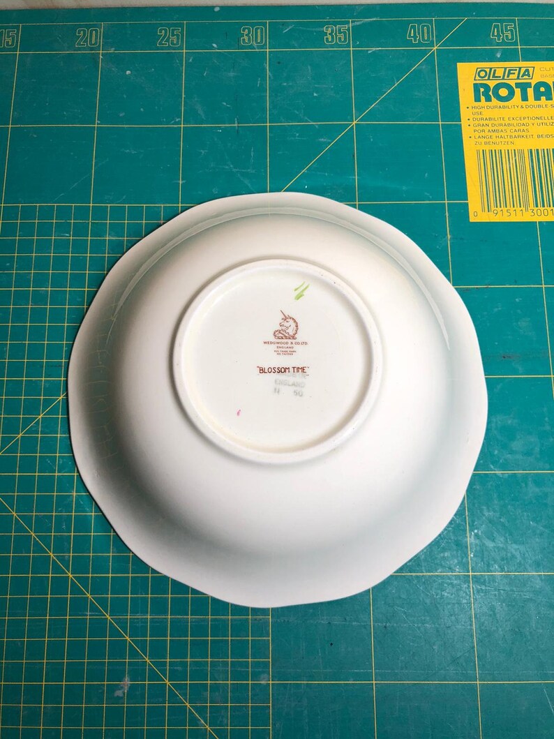 Vintage Wedgwood Made in England Blossom Time Set and Bowl Etsy