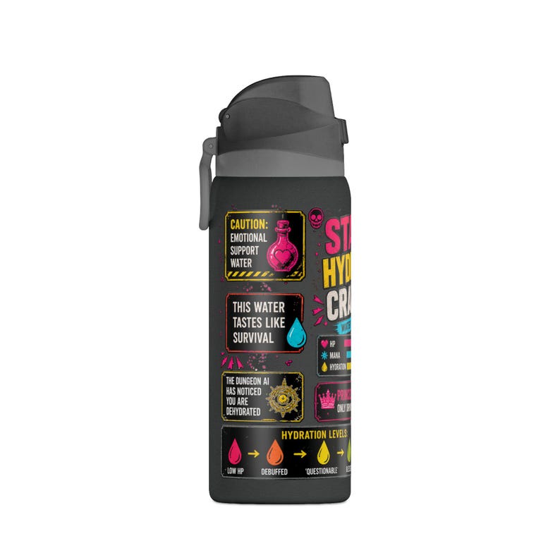Stay Hydrated Crawler Water Bottle | Insulated 32oz Dungeon Crawler Carl image 2