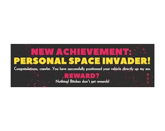 Dungeon Crawler Carl NEW ACHIEVEMENT: Personal Space Invader Sassy AI Car Magnet