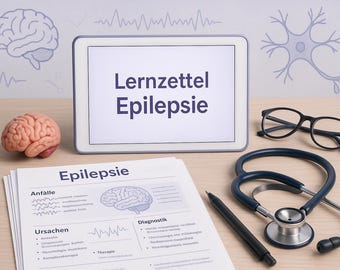 Epilepsy study sheet