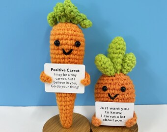 Handmade crochet Carrots,Carrot Plush,Decorative Carrot,Fabric Carrot,Office decorations,Carrots of different sizes given to friends