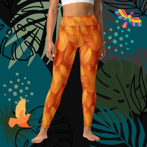 Leggings Yoga Pants High Waist Leggings For Women Best Gift For Her Bird Leggings Feather Leggings Active Wear Gifts For Her Womens Leggings