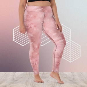 Leggings Yoga Pants High Waist Leggings For Women Best Gift For Her Fur Leggings Pink Leggings Active Wear Gifts For Her Womens Leggings