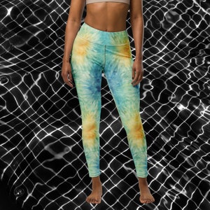 Leggings Yoga Pants High Waist Leggings For Women Best Gift For Her Tie Dye Leggings Pastel Leggings Active Wear Gifts For Her Yoga Leggings