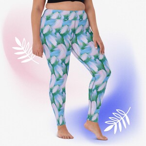 Leggings Yoga Pants High Waist Leggings For Women Best Gift For Her Feather Leggings Bird Leggings Active Wear Gifts For Her Womens Leggings
