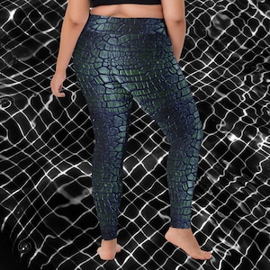 Leggings Yoga Pants High Waist Leggings For Women Best Gift For Her Alligator Leggings Animal Print Leggings Active Wear Gifts For Her