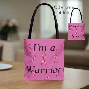 Breast Cancer Chemo Tote Bag