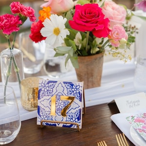 Mediterranean / Spanish Tile Table Numbers