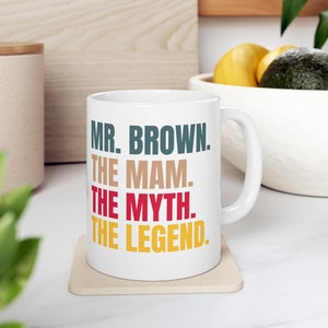 Taza de el hombre la leyenda legendario ,Taza para el papá Taza para el hombre de la casaTaza para el novio Taza para el maestro