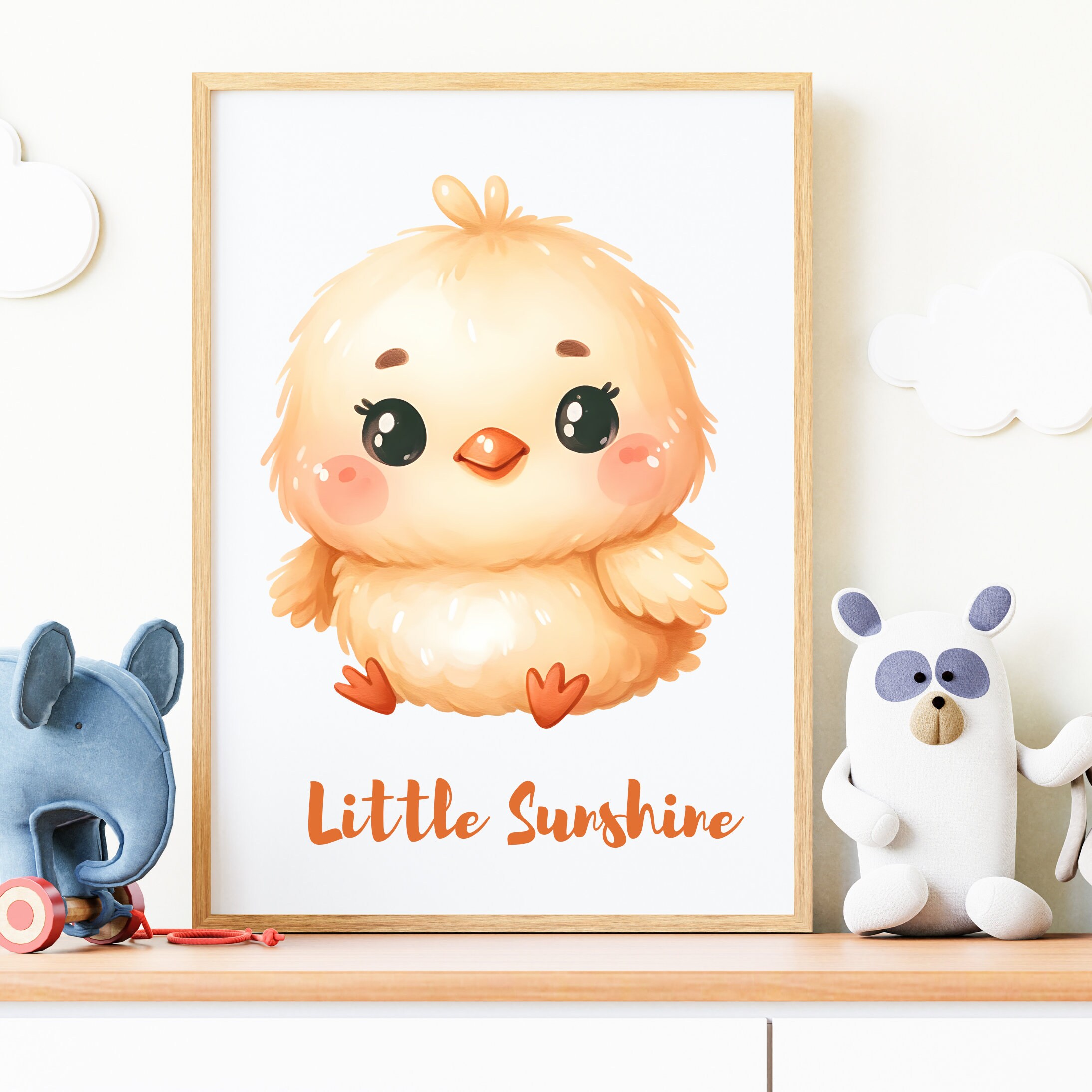 Farm Baby Animals PNG Bundle Clipart Cute and Sweet Watercolor Farm ...