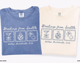 Camiseta de despedida de soltera en Seattle, camiseta personalizada para despedida de soltera en Seattle, camiseta personalizada para despedida de soltera de viaje de chicas, camiseta de recuerdo de despedida de soltera en Seattle