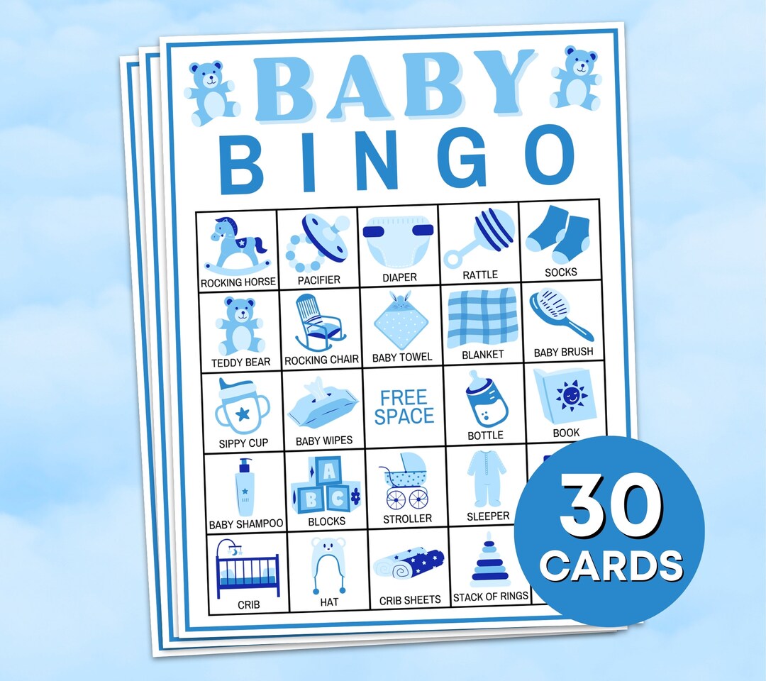 Juego De Bingo Bilingüe Para Baby Shower – 12 Cartas Dobles, 40 Fichas De Llamada Y 100 Marcadores, Ideal Para Fiestas De Revelación De Género