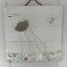 Lighted Sea Glass Jellyfish and Sea Shells 10x10 White Washed - Etsy
