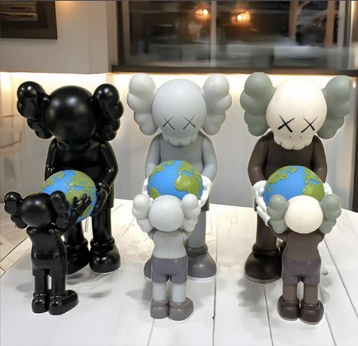 kaws カウズ スマーフ フィギュア ブルー OriginalFake スマーフ