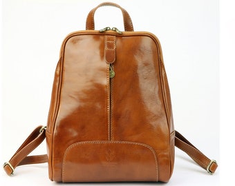 Brown Luxury Women's Leather Backpack - Stylish and Elegant | Handcrafted | Perfect for Everyday Use | High-quality leather backpack