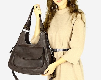 Premium Italian Leather Handbag: Luxury Italian leather handbag, premium leather purse, handmade leather bag, leather tote.