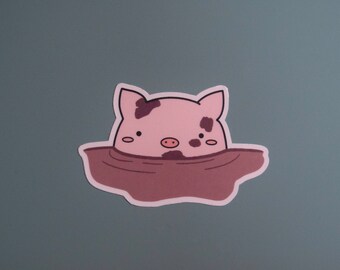 Mud Pig Sticker