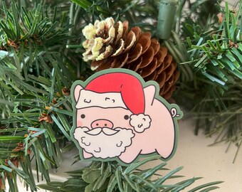 Santa Pig Sticker