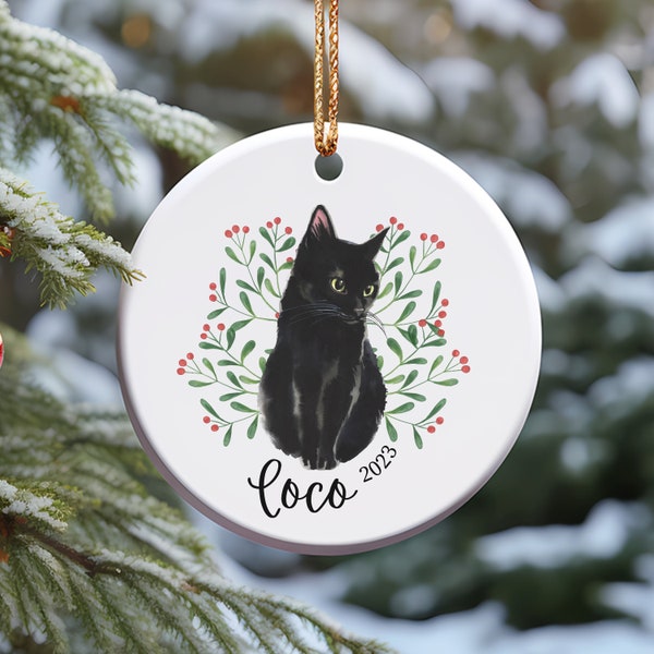 Black Cat Ornament - Etsy