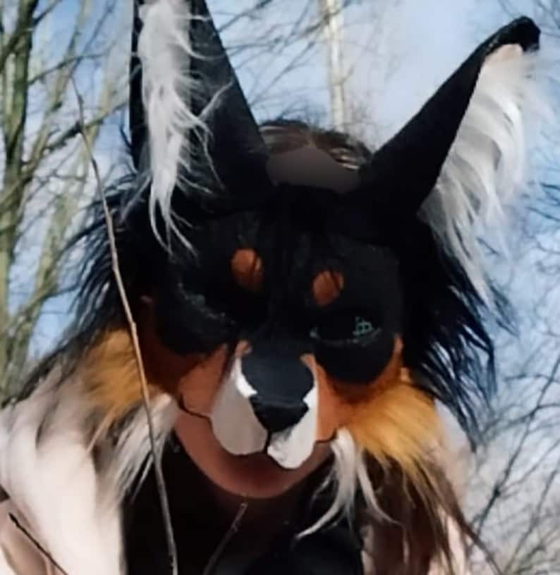 Therian Maske personalisiert/Wunsch/Theriotyp/Hochwertig Etsy.de