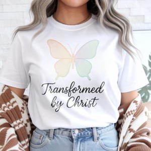 Transformed By God PNG: Christian Faith Clipart (Digital Download)