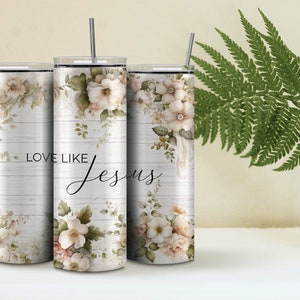Emballage pour verre fait pour adorer, Christian Tumbler Png, gobelet louange, emballage Love Like Jesus, wraps skinny gobelet, téléchargement immédiat