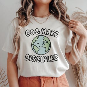 Go & Make Disciples PNG | Christian Faith Clipart | Sublimation File | Commercial Use | Transparent Background Digital Download