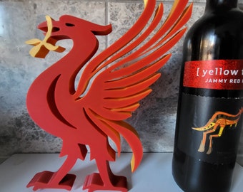 Liverpool logo liver bird ( red and gold)