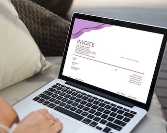 Professional Digital Download Invoice Template - Etsy
