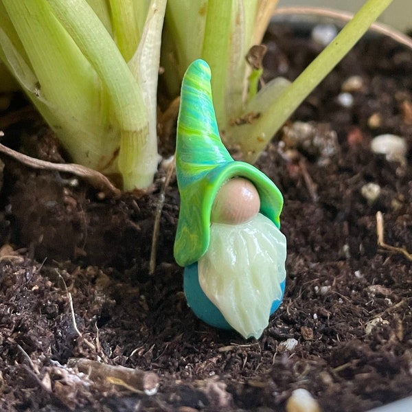 Mini Gnome Tiny Colorful Mystery Gnome Mystery Gifts Thank You Gift Glow in the Dark Miniature Garden Gnome Plant Decor
