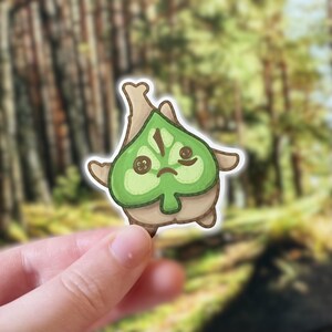 Forest Spirit Plush Fanart Sticker | Waterproof Durable Matte Decal | Forest Spirit Art Drawing
