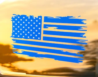 American Flag United States Of America Vinyl Decal