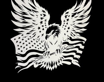 Sticker drapeau des Etats-Unis