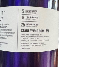 Stanley Transit FlipTop-mugg, 473 ml fjäderlätt isolering, lila skimrande finish